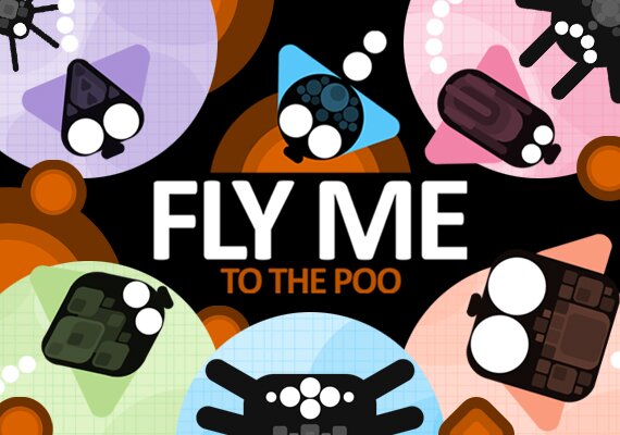Help Buzz Overbrown and his friends live a couple seconds longer in this fast paced, tap&hold, truly crappy game.</br>Tap and Hold to turn Mr. Fly. Collect Poo. Avoid spiders. Use poo to unlock more Characters. Compete with other players around the globe.</br> <a href='https://www.youtube.com/watch?v=s8zMeRVBUIs' class='external'> Watch video trailer...</a> </br> <center> <a href='https://play.google.com/store/apps/details?id=com.verynicestudio.flymetothepoo&hl=pl' class='external'><img src='_include/img/google.png'></a>